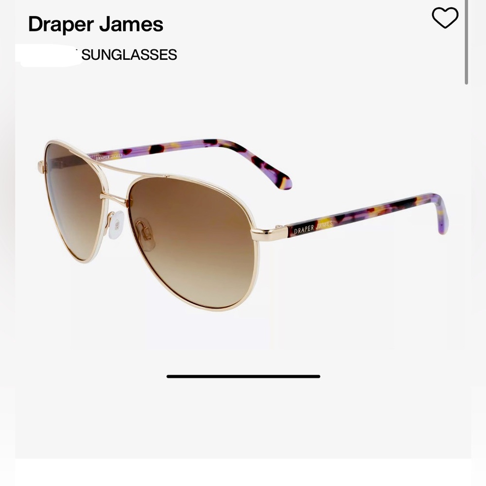 Draper James Aviator 52 20 145 
Sunglasses NWOT in generic case